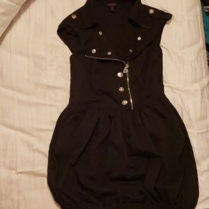 Black puffy bottom dress